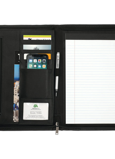 FSC® Mix Executive DuraHyde Zippered Padfolio