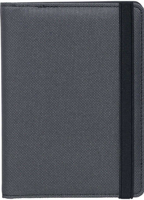 Deluxe Recycled Passport Wallet - Charcoal | PromoEO