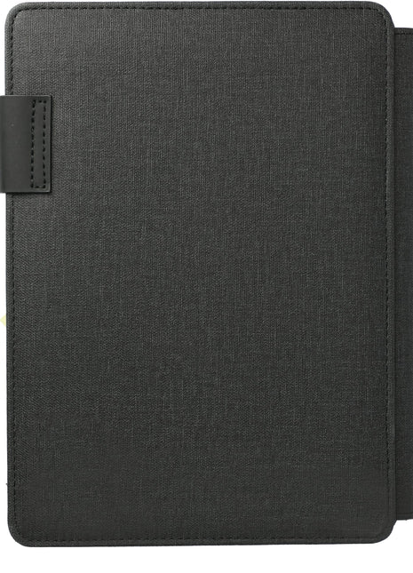 FSC® Mix Titus 5000 mAh Wireless Charging Journal - Graphite | PromoEO