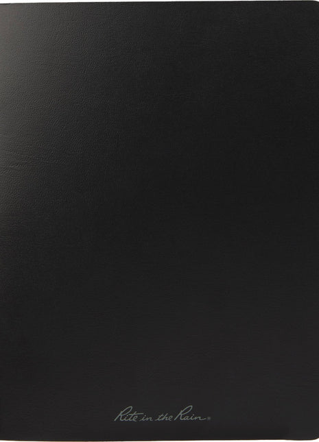 6.6" x 8.5" Rite in the Rain Stapled Notebook - Black | Rite in the Rain