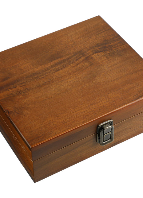 Graze Wood and Metal Wine Set - Wood | PromoEO