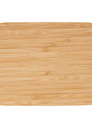 Bamboo Fiber Lunch Box with Cutting Board Lid - Beige | PromoEO