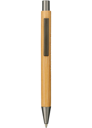 Bamboo Quick-Dry Gel Ballpoint - Natural | PromoEO