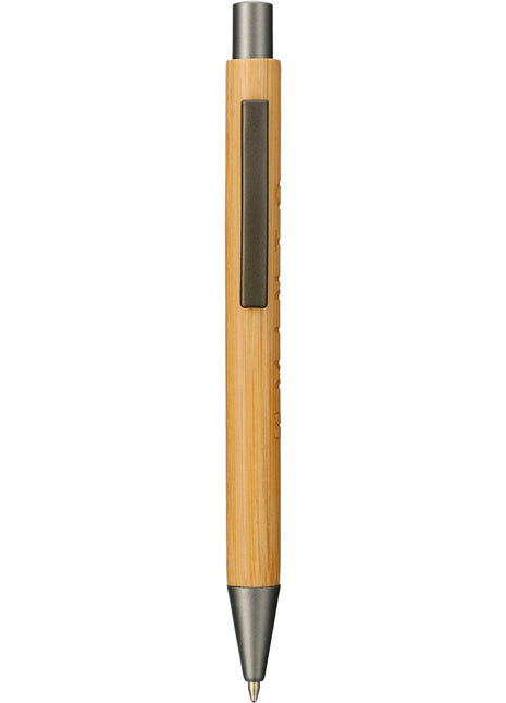 Bamboo Quick-Dry Gel Ballpoint - Natural | PromoEO