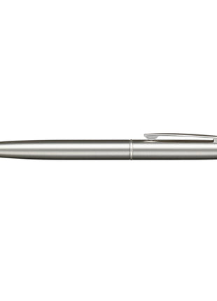 Recycled Stainless Steel Ballpoint Pen - Silver | PromoEO