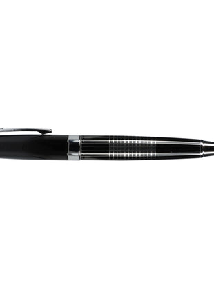 Newton Recycled Brass Gel Ballpoint - Black | PromoEO