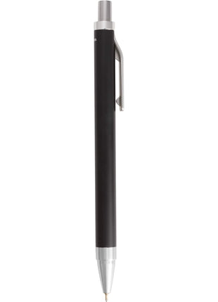 Beau Recycled Aluminum Gel Pen - Black | PromoEO