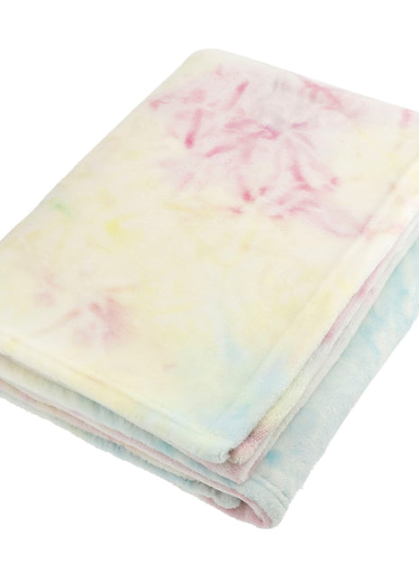Tie Dye Flannel Fleece Blanket - TIE-DYE | PromoEO