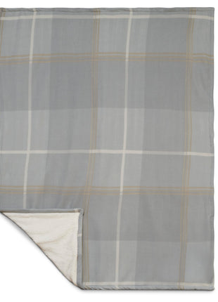 Plaid Fleece Sherpa Blanket