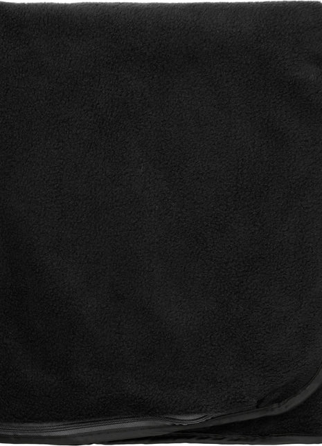 Oversized Waterproof Outdoor Blanket with Pouch - Black | PromoEO