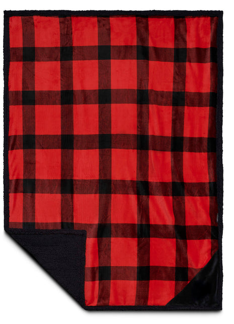 Field & Co.® Buffalo Plaid Sherpa Blanket