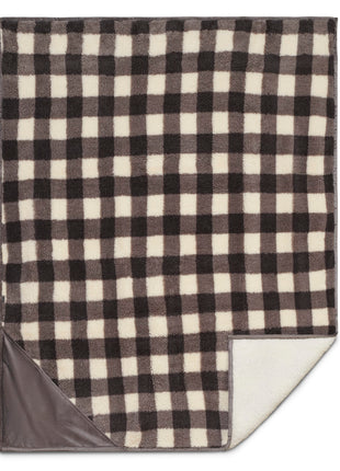 Field & Co.® Double Sided Plaid Sherpa Blanket - White | Field & Co.