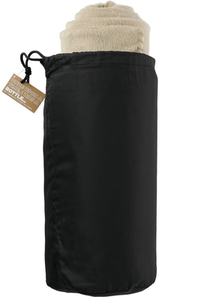 100% Recycled PET Fleece Blanket with RPET Pouch