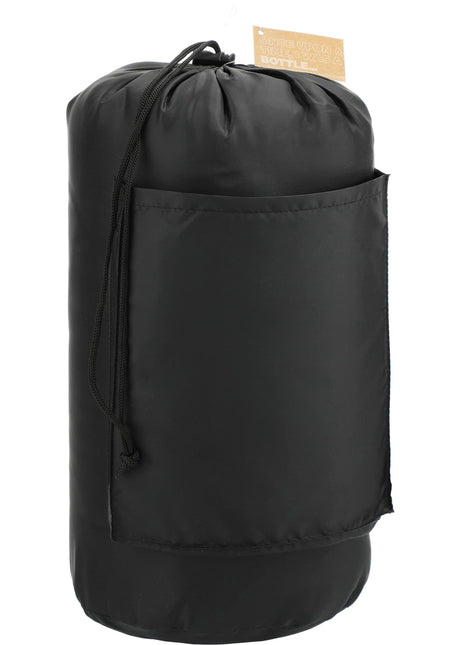 Wave Recycled Insulated Outdoor Blanket - Black | PromoEO