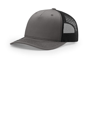 Richardson Five-Panel Trucker 112FP - Charcoal/ Black | Richardson