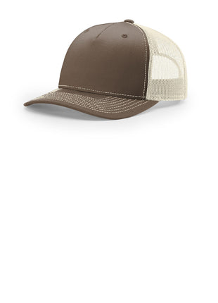 Richardson Five-Panel Trucker 112FP - Chocolate Chip/ Birch | Richardson