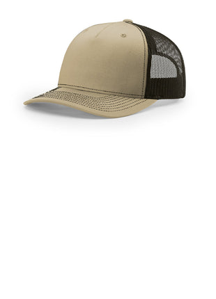 Richardson Five-Panel Trucker 112FP - Khaki/ Coffee | Richardson