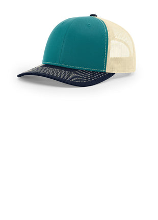 Richardson Trucker Cap 112 - Blue Teal/ Birch/ Navy | Richardson