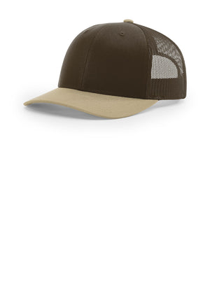 Richardson Trucker Cap 112 - Brown/ Brown/ Khaki | Richardson