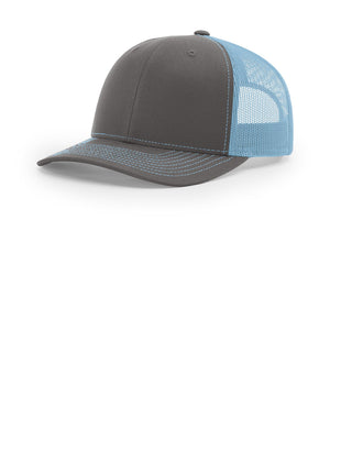 Richardson Trucker Cap 112 - Charcoal/ Columbia Blue | Richardson
