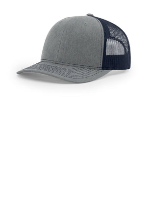 Richardson Trucker Cap 112 - Heather Grey/ Navy | Richardson