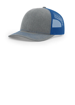 Richardson Trucker Cap 112 - Heather Grey/ Royal | Richardson