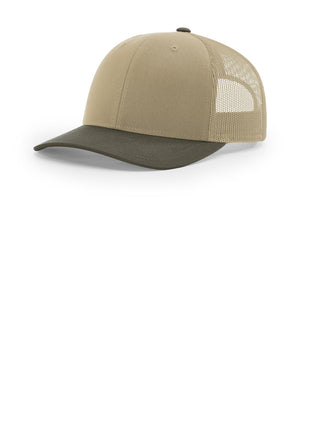Richardson Trucker Cap 112 - Khaki/ Khaki/ Chocolate Chip | Richardson
