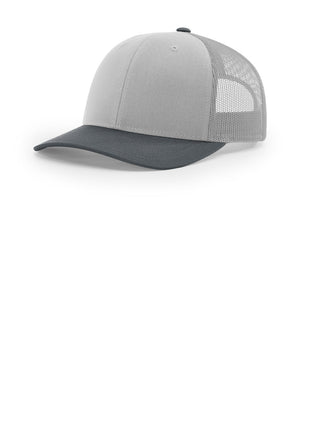 Richardson Trucker Cap 112 - Light Grey/ Light Grey/ Gunmetal | Richardson