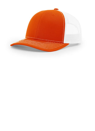 Richardson Trucker Cap 112 - Orange/ White | Richardson