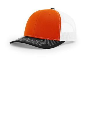 Richardson Trucker Cap 112 - Orange/ White/ Black | Richardson