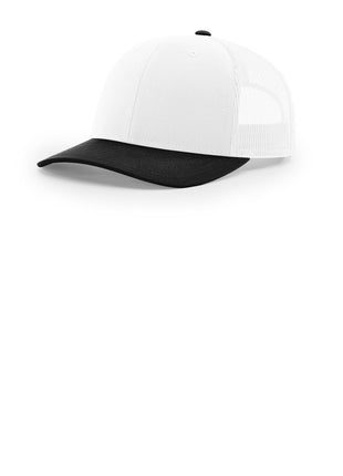 Richardson Trucker Cap 112 - White/ White/ Black | Richardson