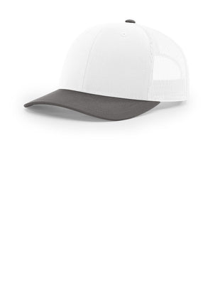 Richardson Trucker Cap 112 - White/ White/ Charcoal | Richardson