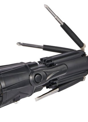 Recycled Spidey 10-in-1 Screwdriver Flashlight - Black | PromoEO
