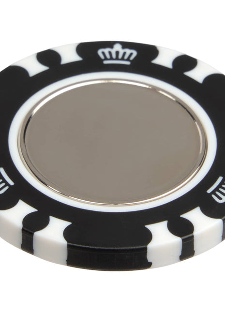 Recycled Poker Chip w/ Metal Ballmarker