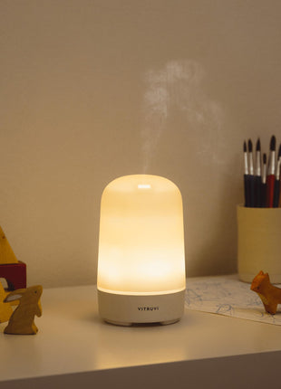 Vitruvi Glow Diffuser and Essential Oil Bundle Set - White | Vitruvi