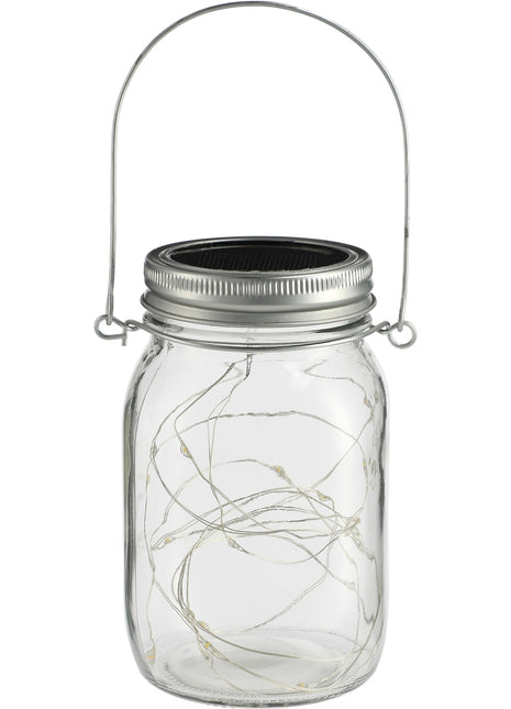 Solar Power Mason Jar Light - Clear | PromoEO