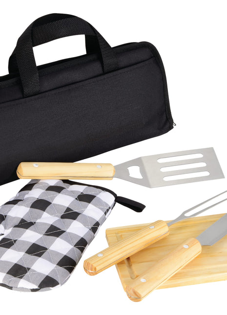 5pc BBQ Set - Black | PromoEO