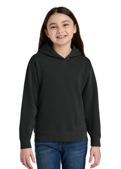 Comfort Colors® Youth Lightweight Hooded Sweatshirt 1467Y - Black | Comfort Colors