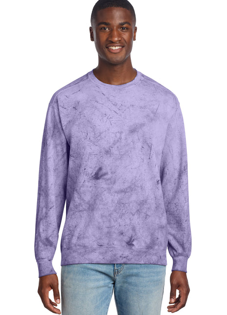 Comfort Colors® Color Blast Crewneck Sweatshirt 1545 - Amethyst | Comfort Colors