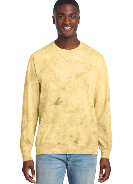 Comfort Colors® Color Blast Crewneck Sweatshirt 1545 - Citrine | Comfort Colors