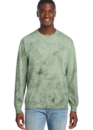 Comfort Colors® Color Blast Crewneck Sweatshirt 1545 - Fern | Comfort Colors