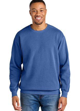COMFORT COLORS ® Ring Spun Crewneck Sweatshirt. 1566 - Flo Blue | Comfort Colors