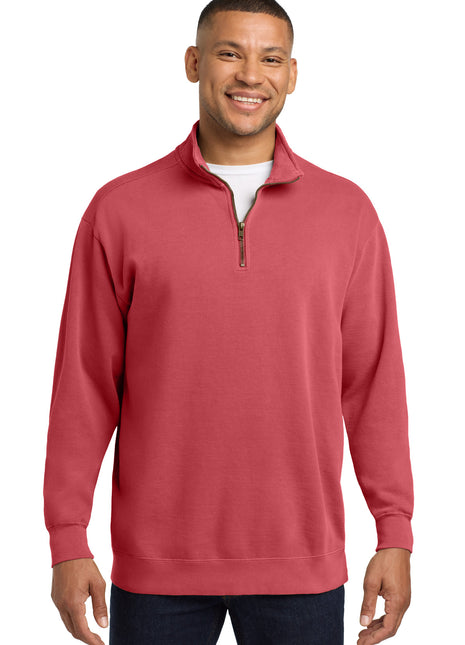 COMFORT COLORS ® Ring Spun 1/4-Zip Sweatshirt. 1580 - Crimson | Comfort Colors