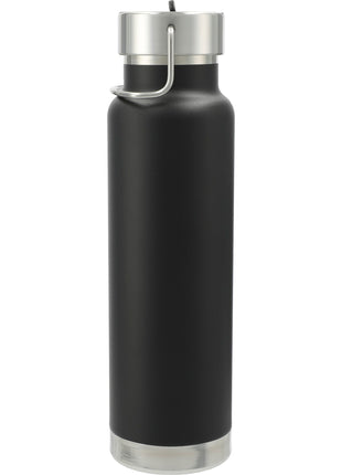Thor Copper Vacuum Insulated Bottle 25oz Straw Lid - Black | PromoEO