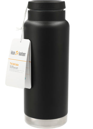 Klean Kanteen Eco TKWide 32oz- Loop cap - Black | Klean Kanteen