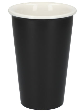 I'm not a paper cup 10oz ceramic tumbler - Black | PromoEO
