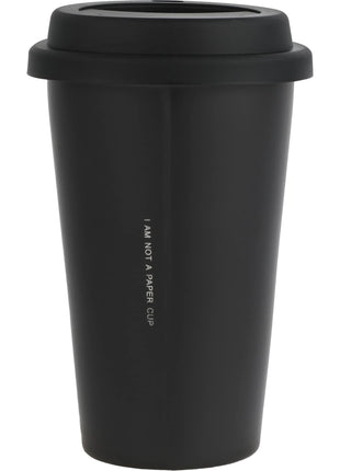 I'm Not a Paper Cup 10oz Ceramic Tumbler w/ Lid