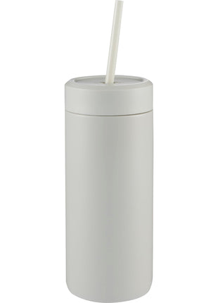 Sol Tonal Straw Tumbler 20oz - Fog | PromoEO