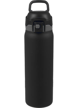 Rhine 2 in 1 Vacuum Insulated Bottle 30oz - Black | PromoEO