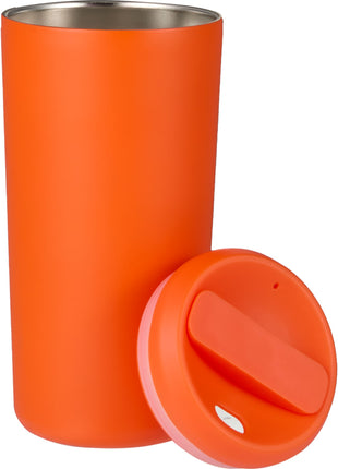 Drake Eco-Friendly Vacuum Insulated  Tumbler 16oz - Orange | PromoEO